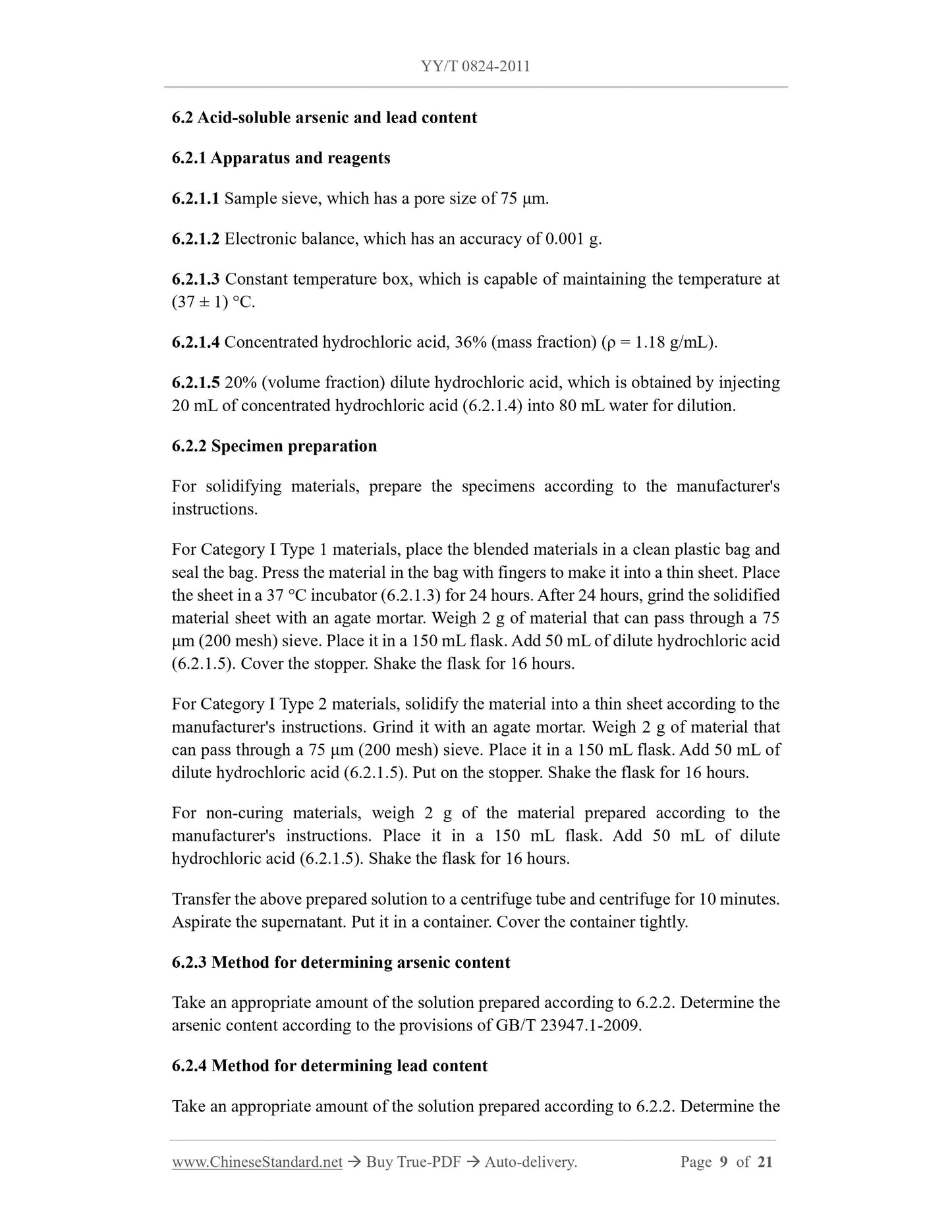 YY/T 0824-2011 Page 6