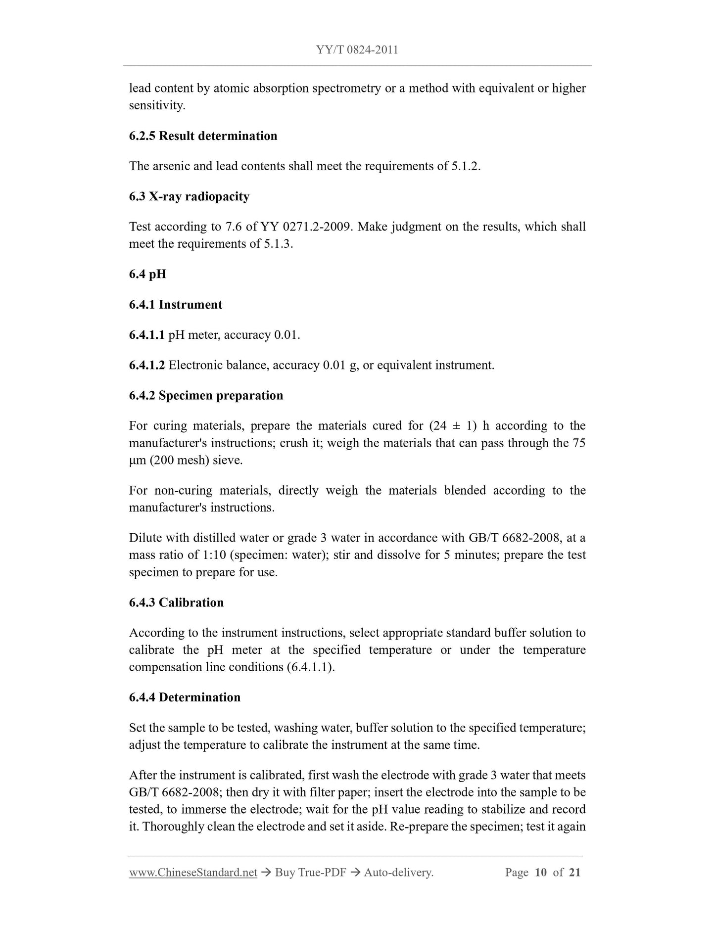 YY/T 0824-2011 Page 7